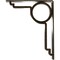 Ekena Millwork Maria Wrought Iron Bracket, (Triple center brace), Antiqued Pale Gold 2"W x 10"D x 12"H BKTM02X10X12TMAAPG - alternate 8